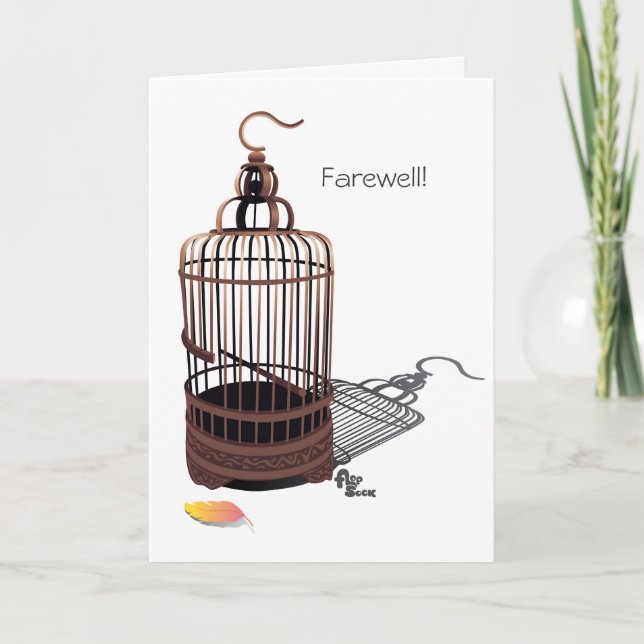 Tarjeta Freebird Farewell Card (Anverso)