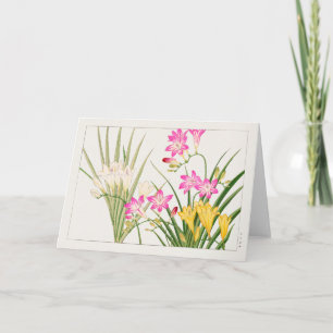 Tarjeta Freesia por Tanigami Konan