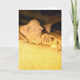 Tarjeta Fremont Troll, Seattle, Washington