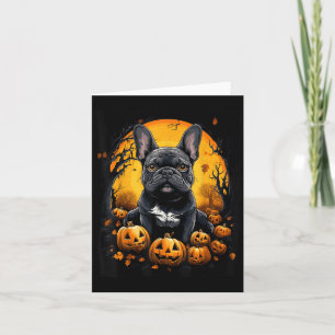 Tarjeta French Bulldog Halloween
