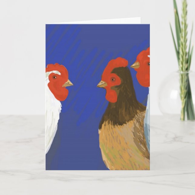 Tarjeta french hens (Anverso)