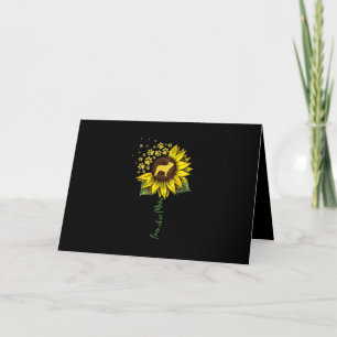 Tarjeta Frenchie Sunflower Mom Bulldog francés Lover Gift