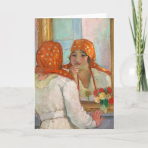 Tarjeta Frente al espejo   Henri Lebasque