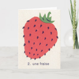 Tarjeta Fresa retro