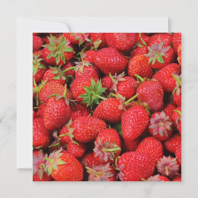 Tarjeta Fresas (Anverso)