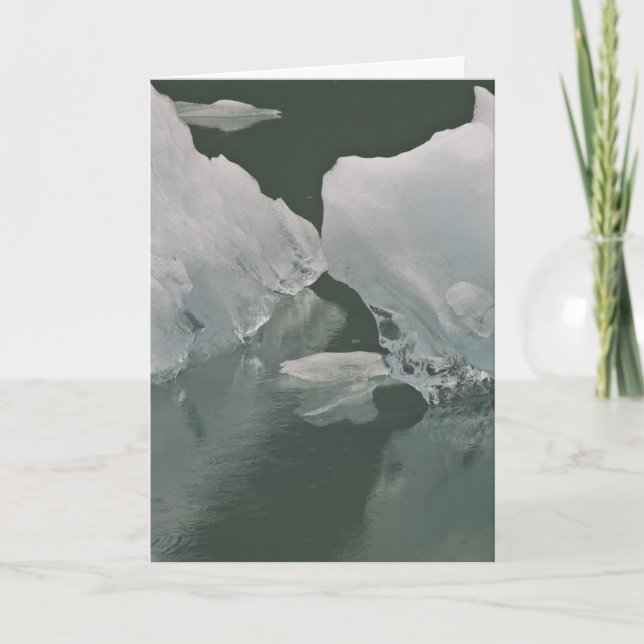 Tarjeta fresca de Yule (Anverso)