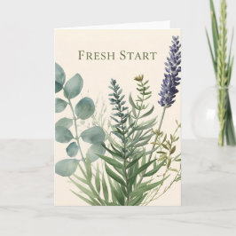 Tarjeta Fresh Start – Botanical Spring Greeting Card