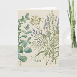 Tarjeta Fresh Start – Botanical Spring Greeting Card