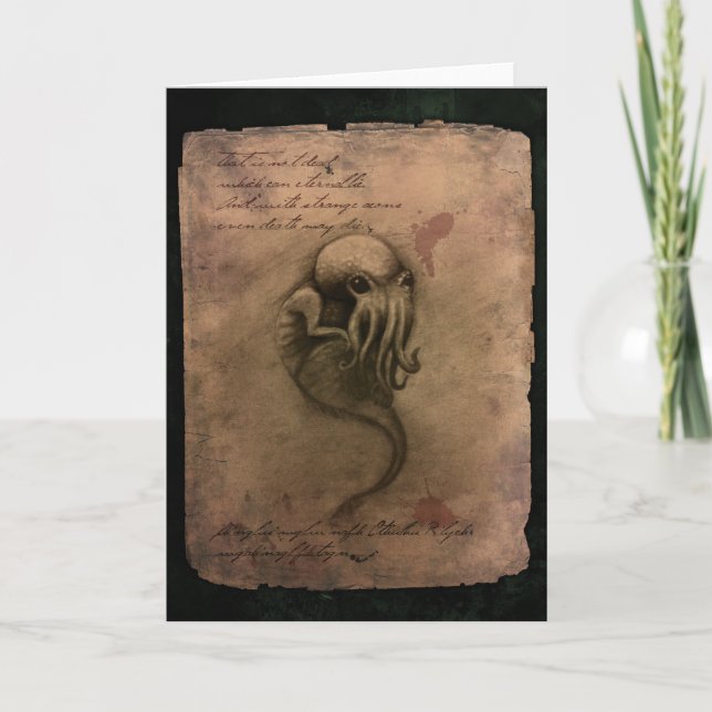 Tarjeta Freza de Cthulhu (Anverso)