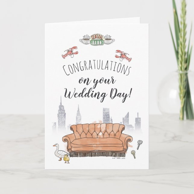 Tarjeta FRIENDS™ | Boda en Central Perk (Anverso)