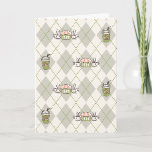 Tarjeta FRIENDS™    Central Perk Argyle Pattern