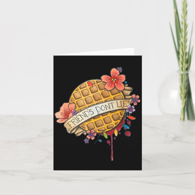 Tarjeta Friends Dont Lie Shirt  (Anverso)