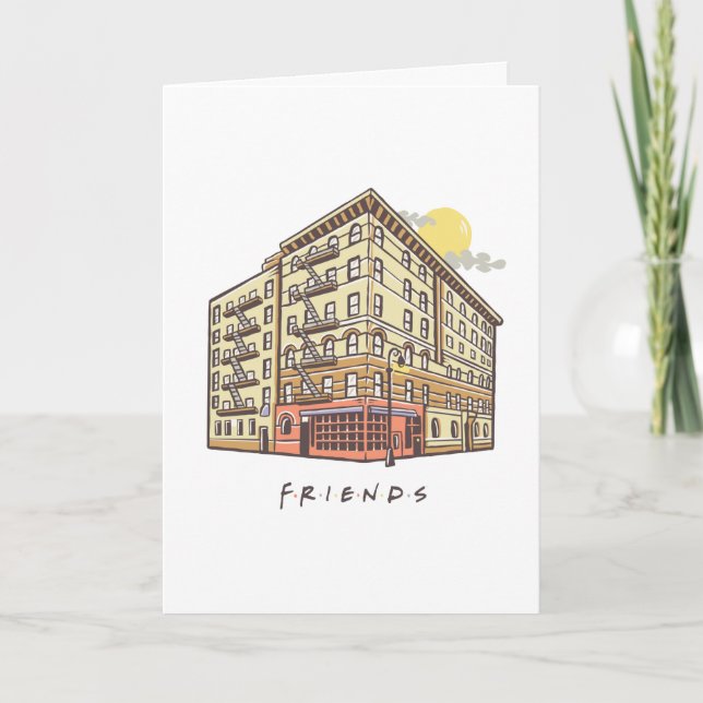 Tarjeta FRIENDS™ | Edificio del apartamento de Monica (Anverso)