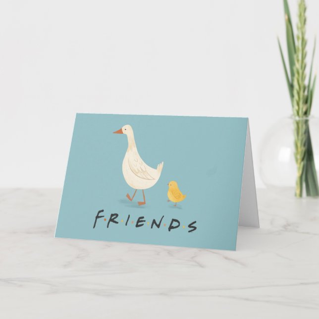 Tarjeta FRIENDS™ | El pollito y el pato (Anverso)