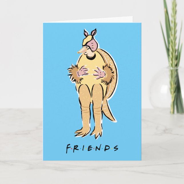 Tarjeta FRIENDS™ | Holiday Armadillo (Anverso)