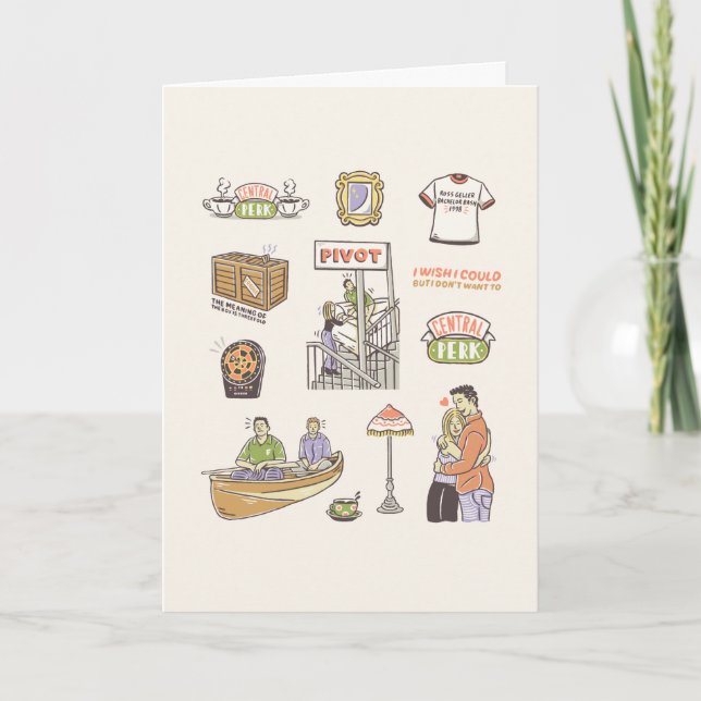 Tarjeta FRIENDS™ | Iconos de Dibujos Animados (Anverso)