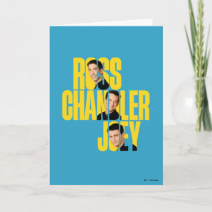 Tarjeta FRIENDS™ Ross, Chandler y Joey