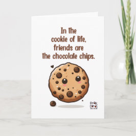 Tarjeta Friendship - Chocolate Chips 