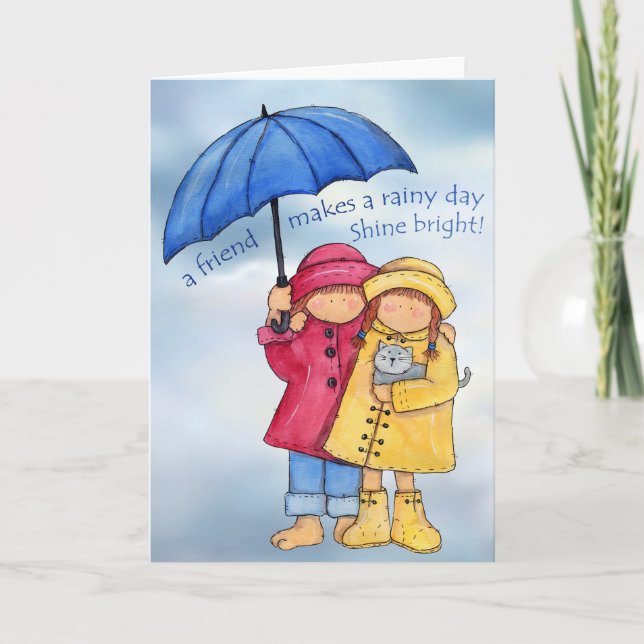 Tarjeta Friendship Shines Bright (Anverso)