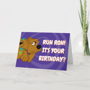 Tarjeta Frightened Scooby-Doo