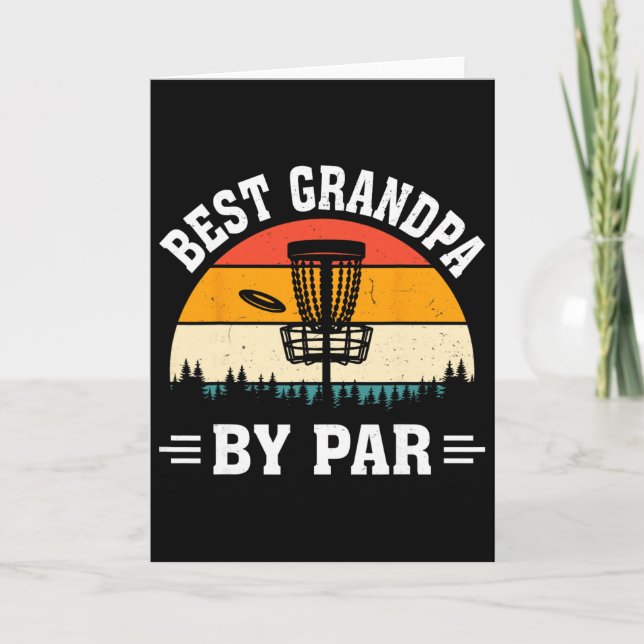 Tarjeta Frisbee de Disc Golf Golfista de Disc Golf Mejor A (Anverso)