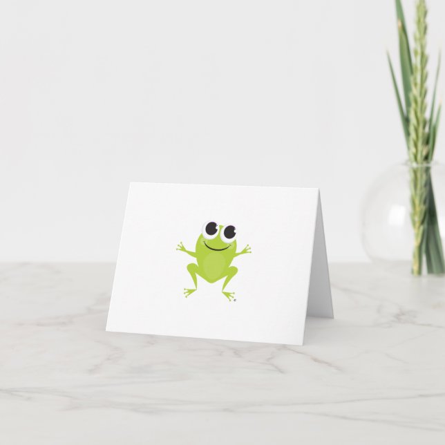 Tarjeta Frog Notecard (Anverso)
