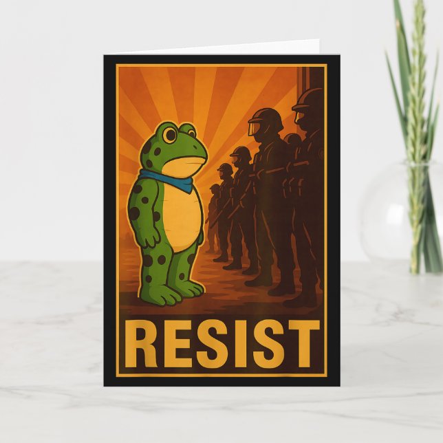 Tarjeta Frog Resist Rtland Frog Protest - Rtland Frog Acti (Anverso)