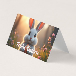 Tarjeta Fröhlicher Osterhase im Zauber des Frühlings
