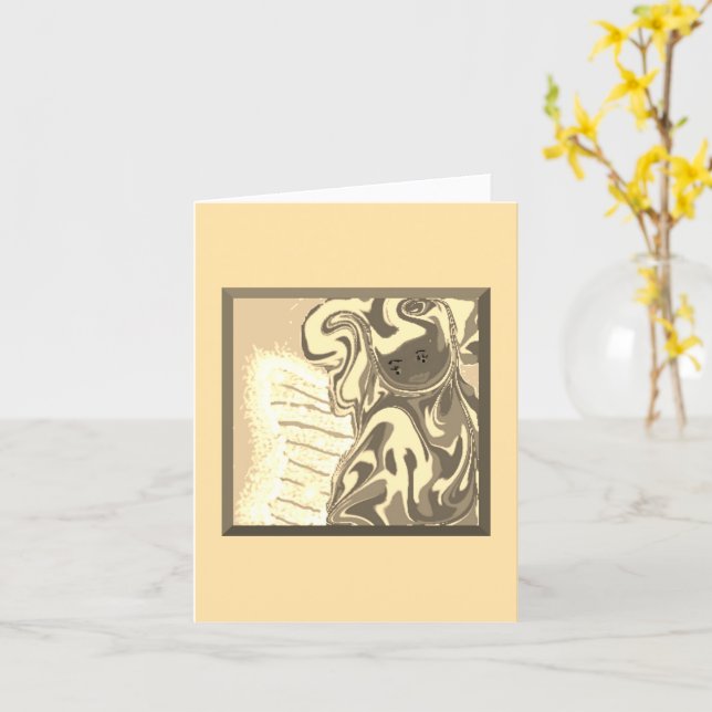 Tarjeta From the Tooth Fairy Note Card (flor amarilla)