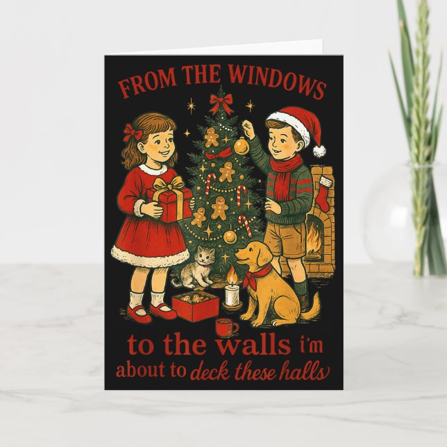 Tarjeta From The Windows To The Walls Christmas Fun  (Anverso)