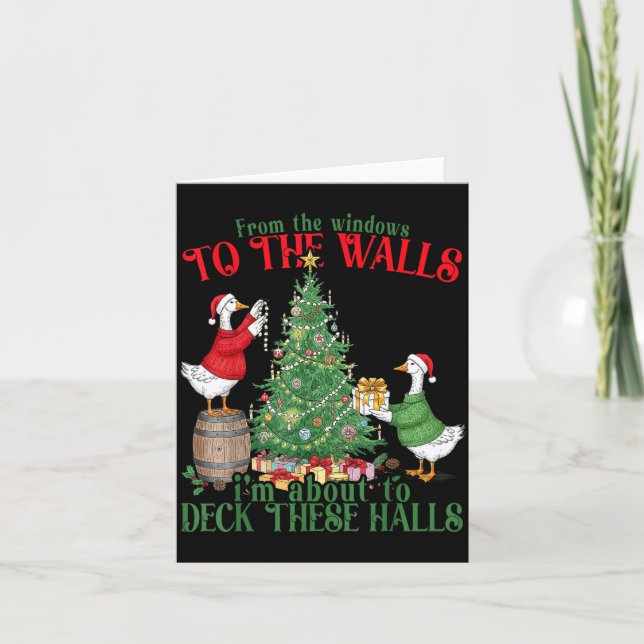 Tarjeta From The Windows To The Walls I'm About To Deck Th (Anverso)