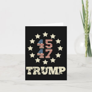 Tarjeta (Front And Byck) Se Perdió A Trump 2024 Estadounid