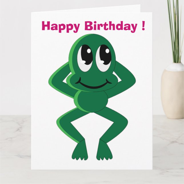 TARJETA FRONTERA DEL "CUMPLEAÑOS FELIZ" (Anverso)