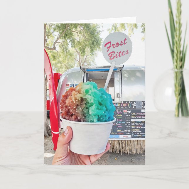 Tarjeta Frost Bite Seaside Florida 30A Watercolor (Anverso)