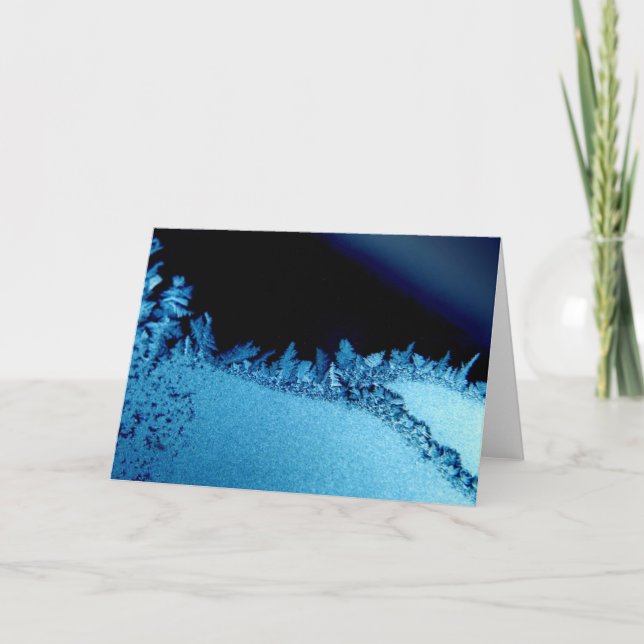 Tarjeta Frost en una ventana (Anverso)