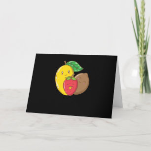 Tarjeta Früchtemix mit Mango, Erdbeere und Kiwi