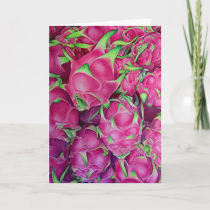 Tarjeta Fruta del dragón