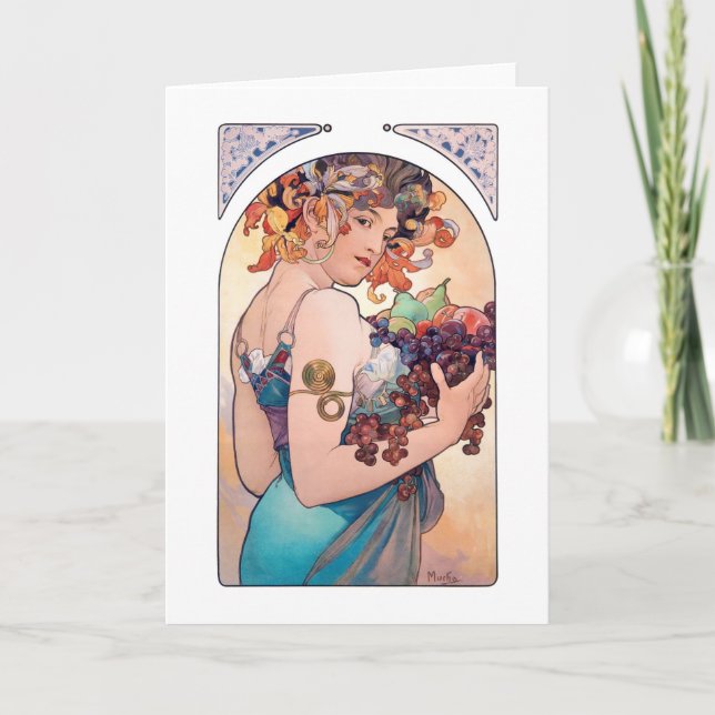 Tarjeta Fruta, Mucha (Anverso)