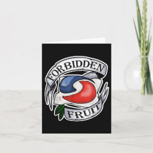 Tarjeta Fruta prohibida Estúpido Tatuaje Pod Tattoo