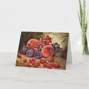 Tarjeta Frutas de verano