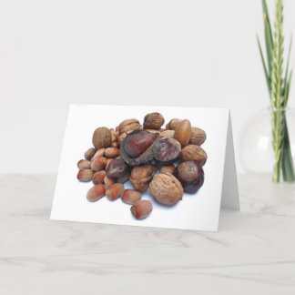 Tarjeta Frutas del último otoño