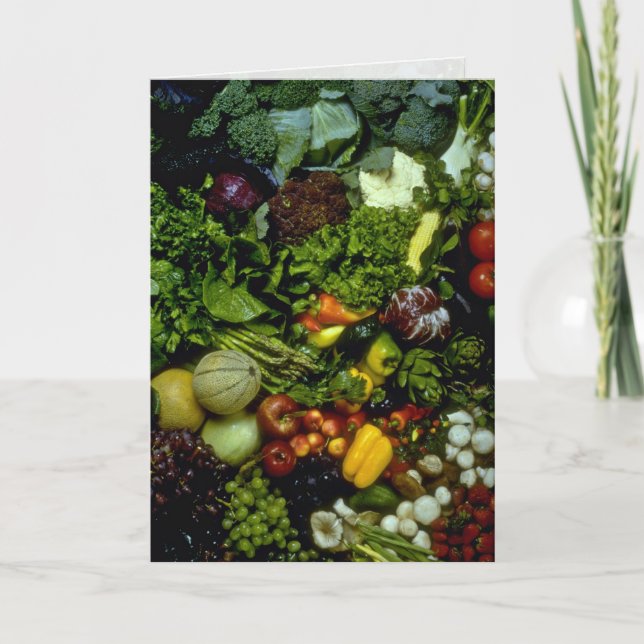 Tarjeta Frutas y hortalizas (Anverso)