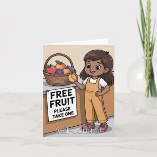 Tarjeta Fruto del Espíritu: Autocontrol para Niños