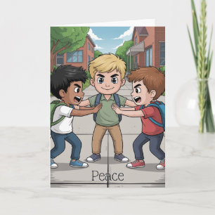 Tarjeta Fruto del Espíritu: Paz Niños