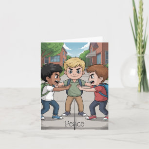 Tarjeta Fruto del Espíritu: Paz Niños