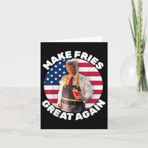 Tarjeta Fry francesa Donald Trump 2024 - Hacer Fries Franc