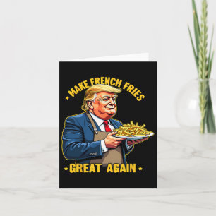 Tarjeta Fry francesa Donald Trump 2024 - Hacer Fries Franc