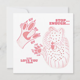 Tarjeta FSH - Detente suficiente J/K te quiere - Diseño AS