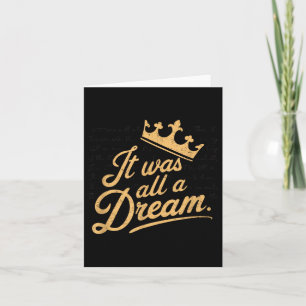 Tarjeta Fue un éxito musical de Dream Men Rap 1990