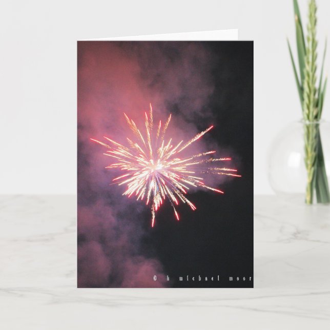 Tarjeta Fuego artificial (Anverso)